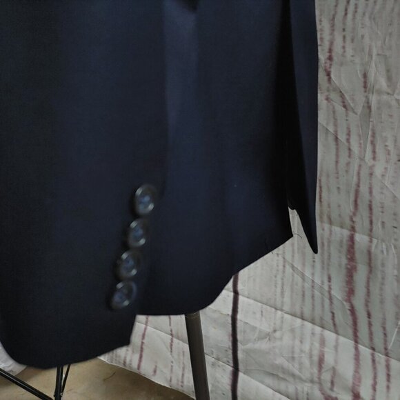 Caravelli Slim Fit Italian design Harry 2B Super 150s 48R Navy Blue 2pc Suit - Picture 5 of 16